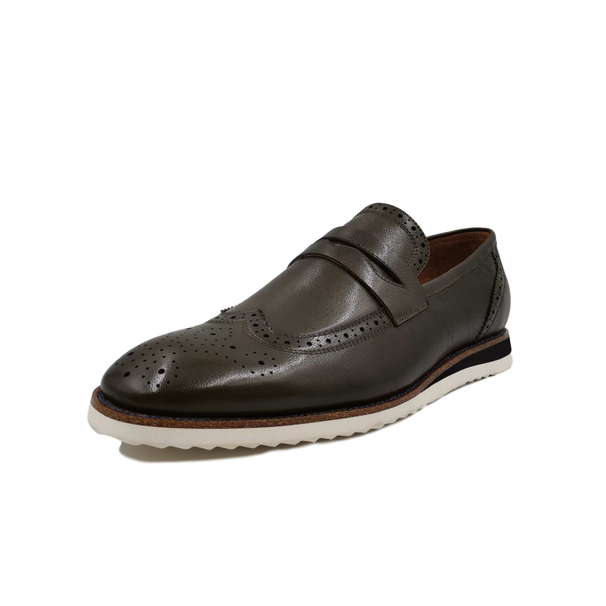 Casual formal man leather shoes with eva outsole
