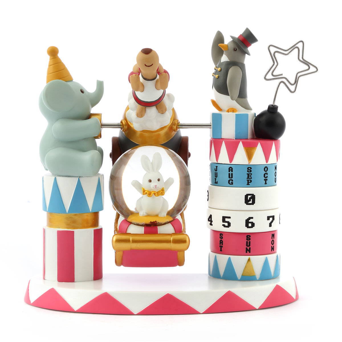 Circus collection - 45mm acrobat doggy water globe