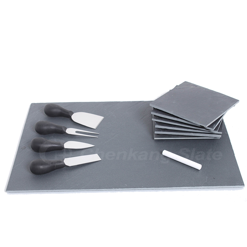 Slate Cheese Set 45x30cm