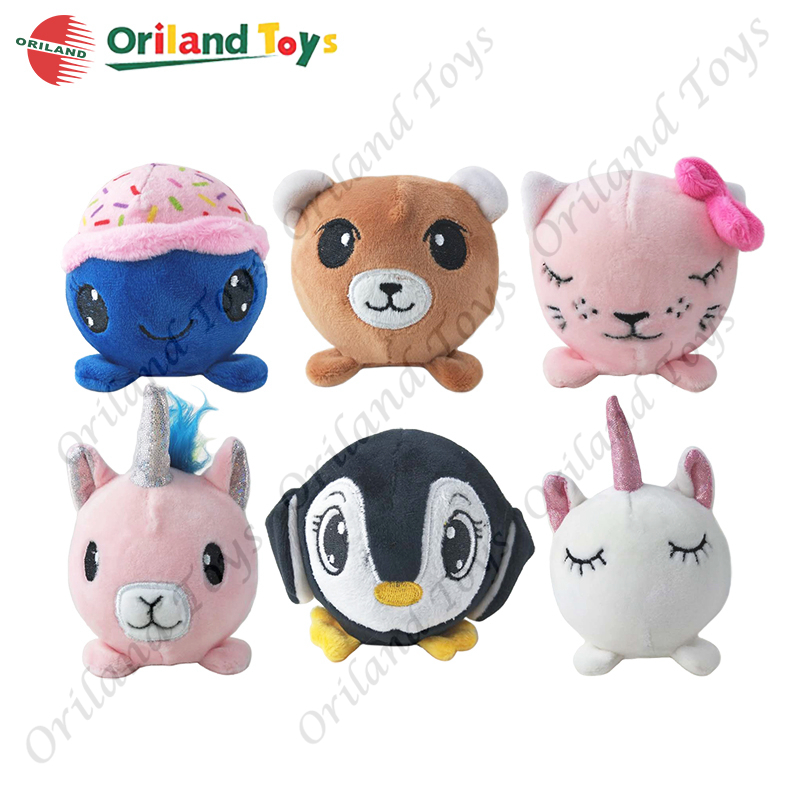 Memory foam stuffed cute soft mini plush squishy animal stress ball toys