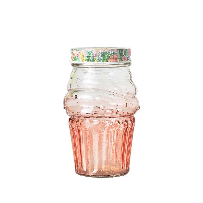 Glass mason jar color spray drinking water cup