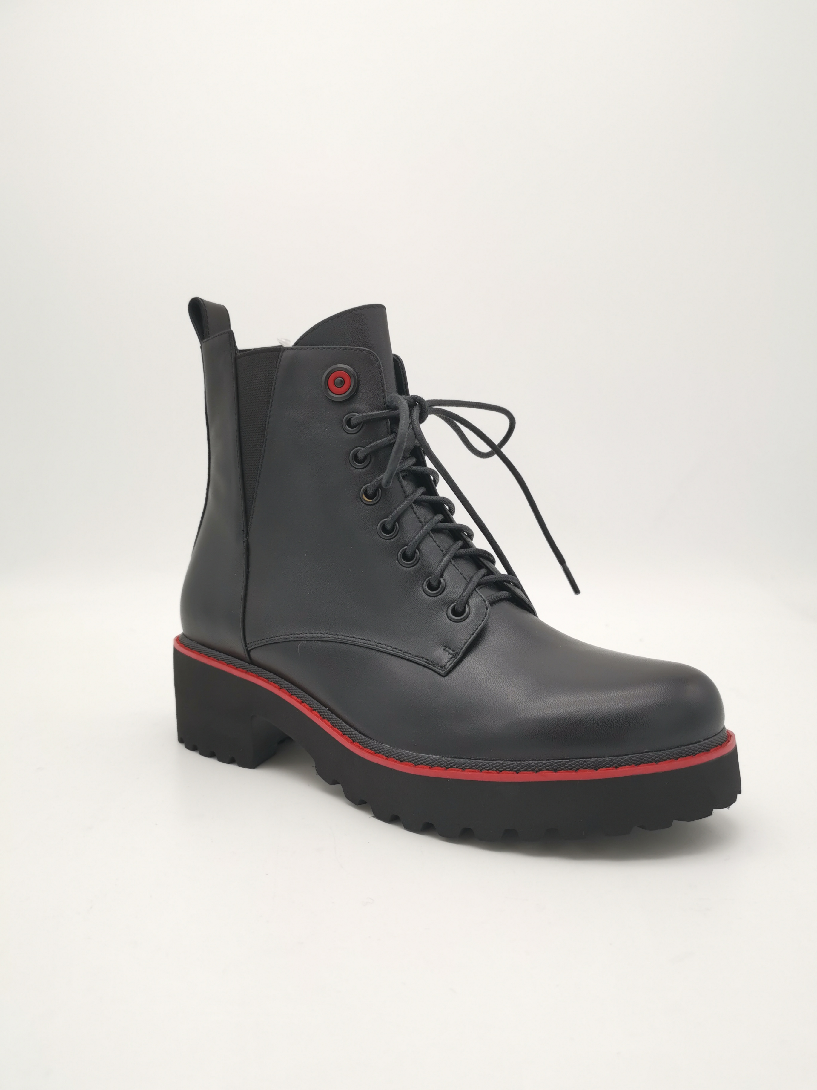 leather lady boots