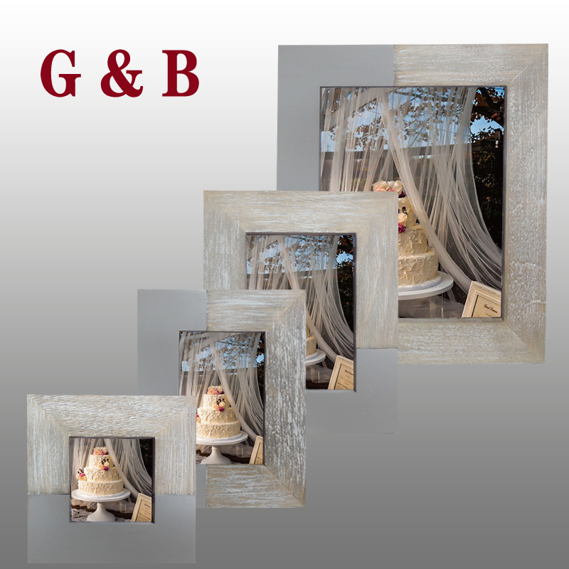 G19264 4x4"/4x6"/5x7"/8x10" Wooden Photo Frame