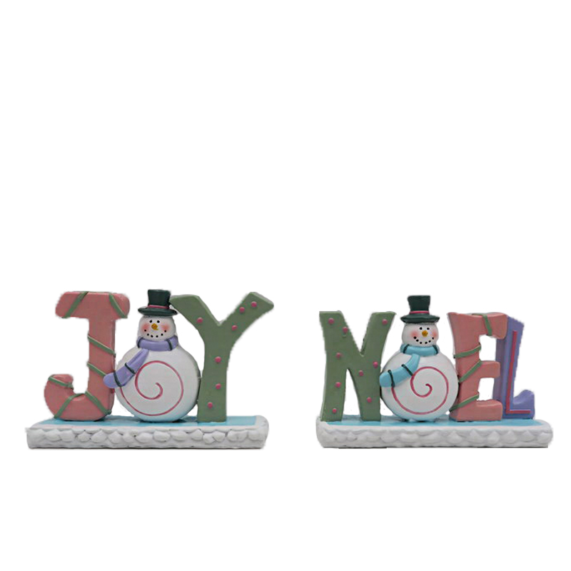 Resin word décor