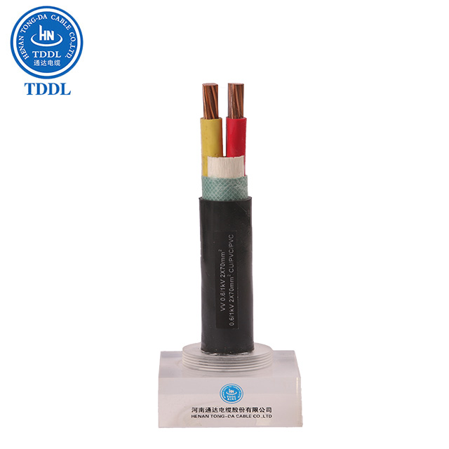 Copper Conductor Low Voltage XLPE Insulated PVC Sheathed Armored Power Cable