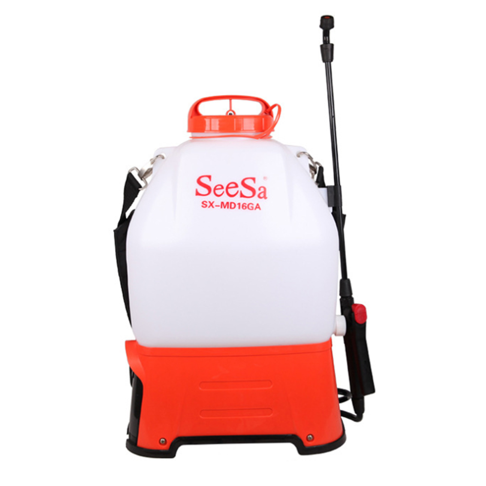 Seesa 16 liter portable 12V8Ah battery charge knapsack agriculture garden pesticide sprayer