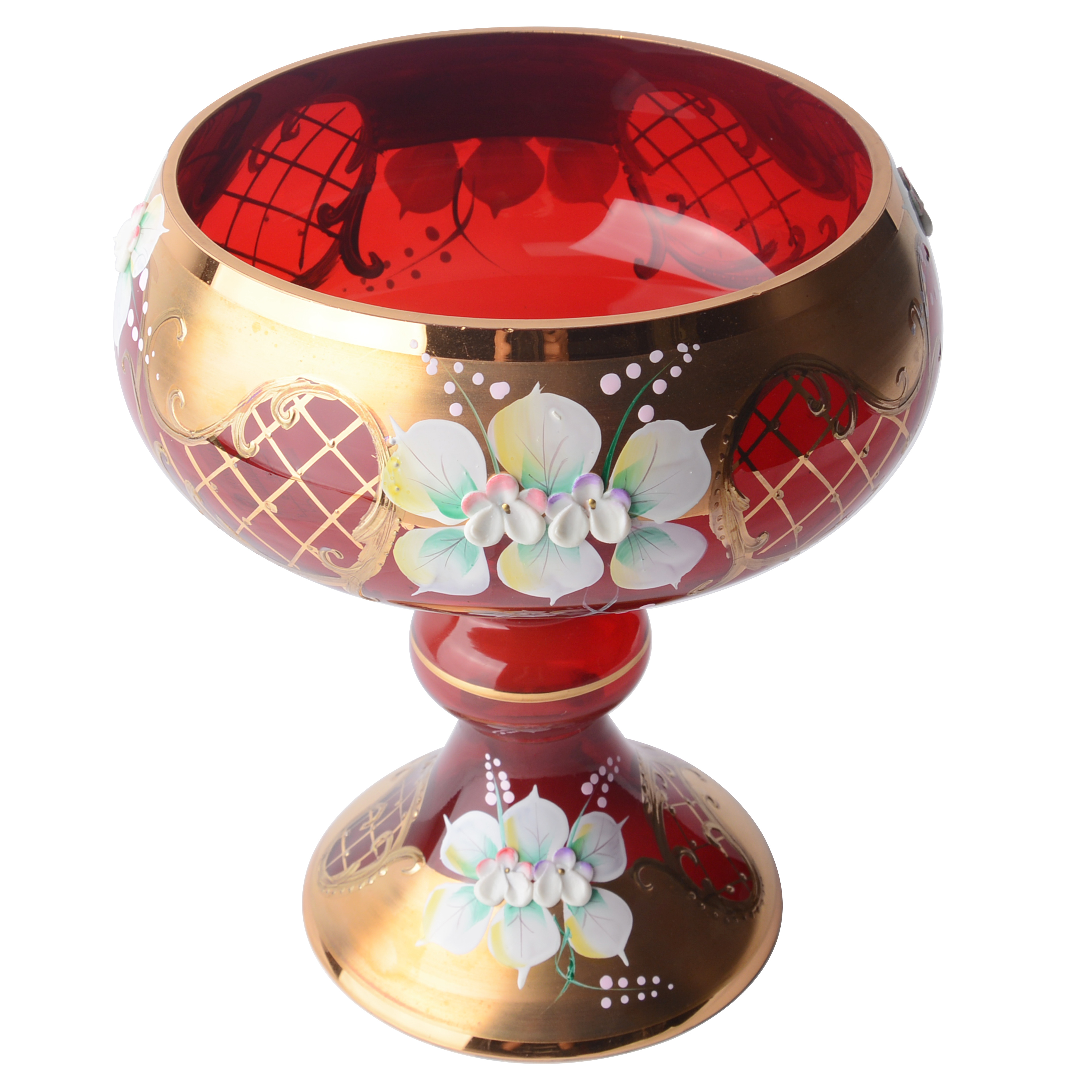glass fruit bowl