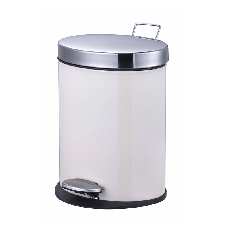 Oval pedal bin
