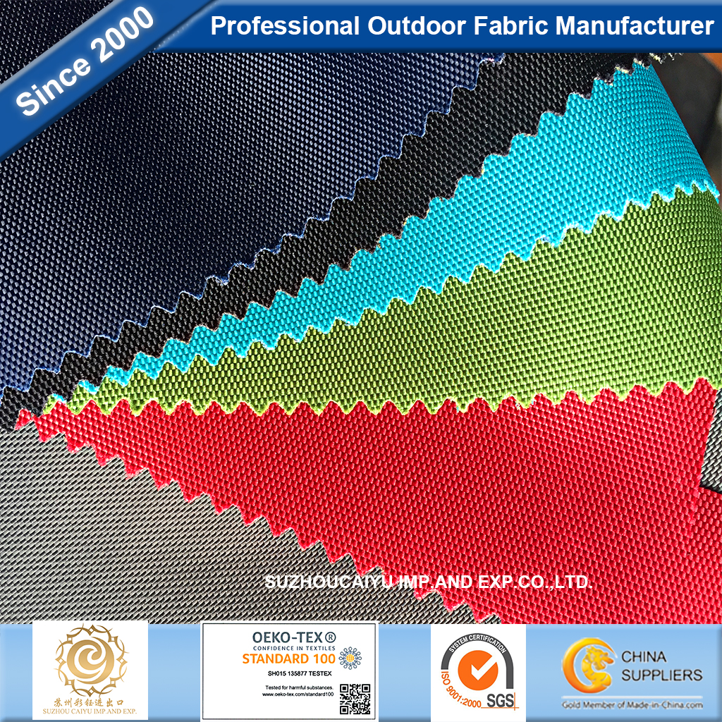 Polyester Gucci Oxford PVC Fabric