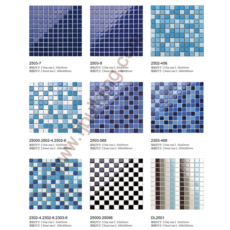 ceramic tiles mosaic swimming pool tiles and decorative wall mosaic tile