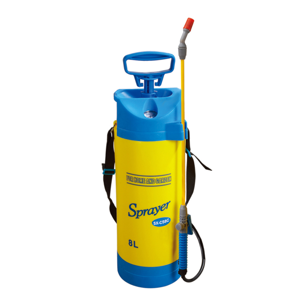 Seesa 5/8L garden plastic manual pressure hand pump shoulder backpack pest control disinfection fogging machine sprayer