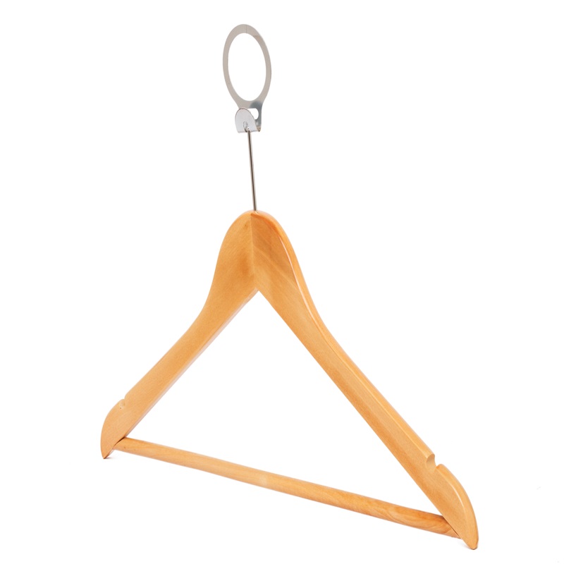 hotel Anti-theft wooden pant hanger