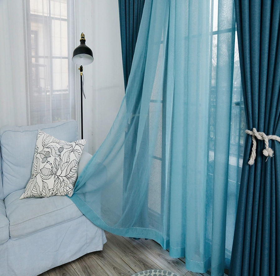 polyester curtain sheer winder screen