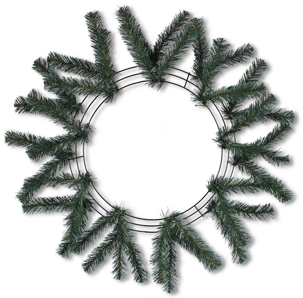 Metal Wreath Frame Green Round Wire Wreath Making Ring DIY
