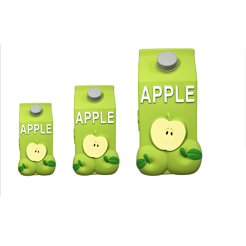 8cm Latex Apple Juice -small BB whistle,Apple smell Pet Toys