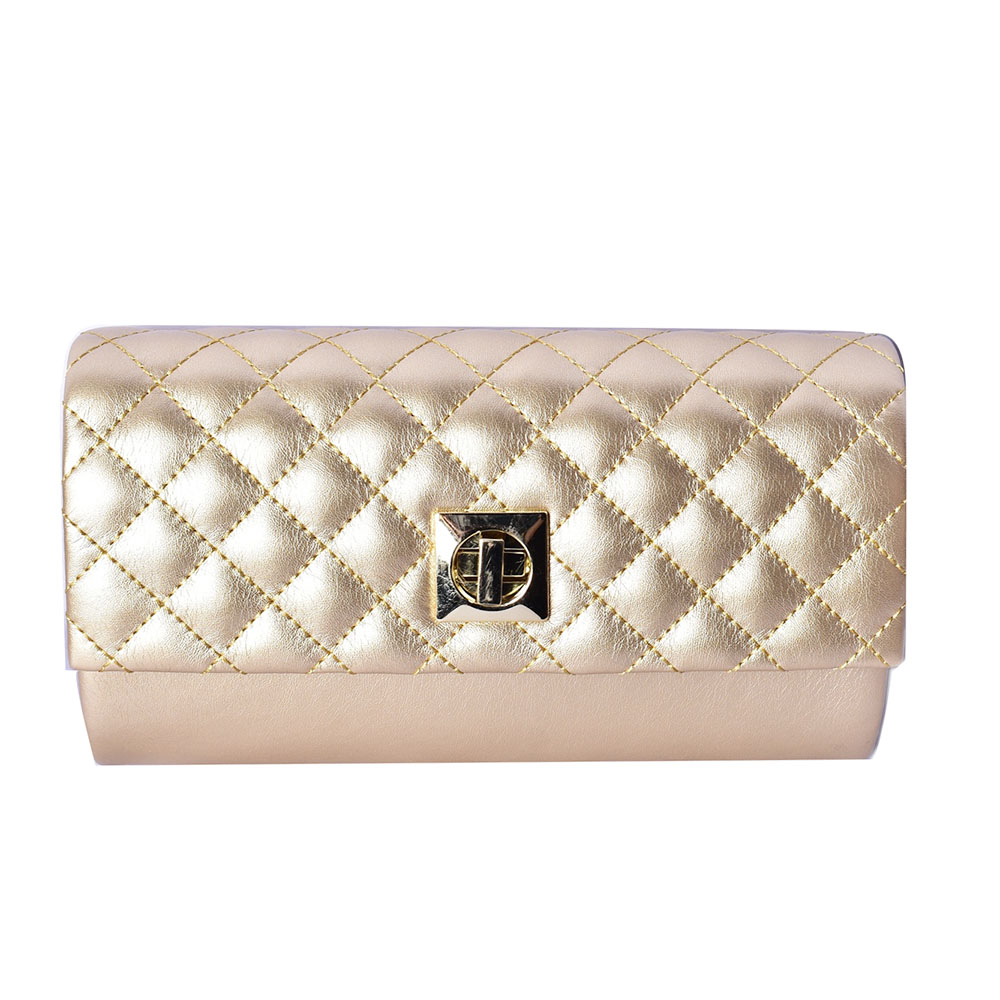 quilting twist lock evening bag