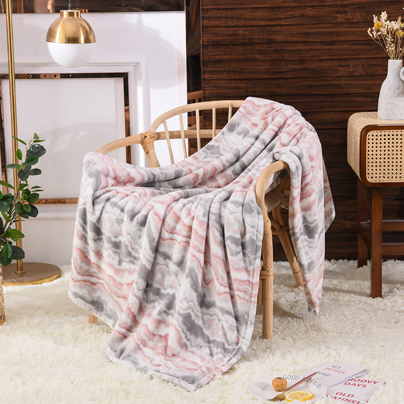 Printed flannel blanket