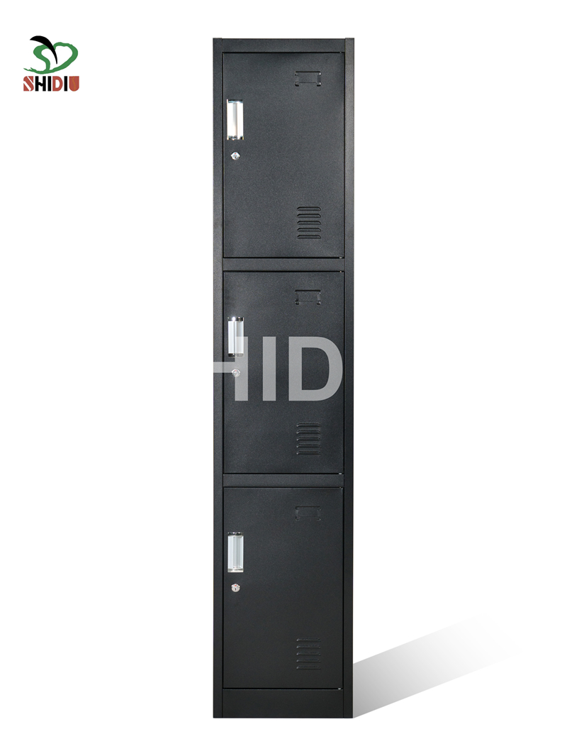"A" Luoyang Steel Office Furniture Single Three Doors Locker