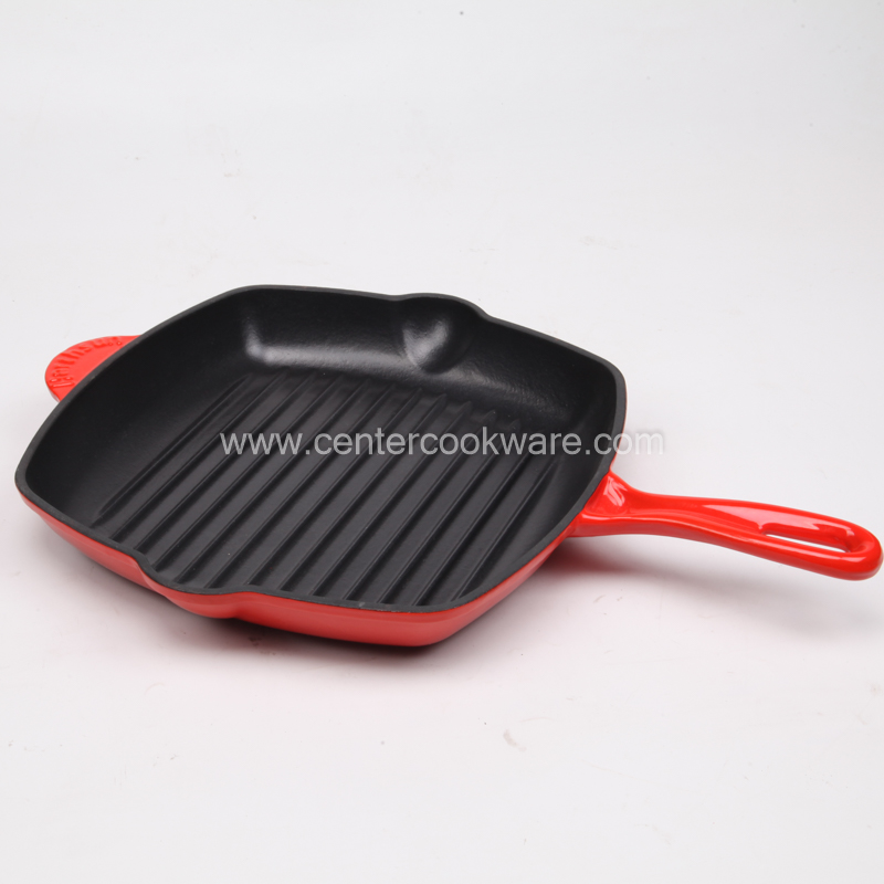 Cast Iron Grill Pan enamel cast iron grill pan for steak