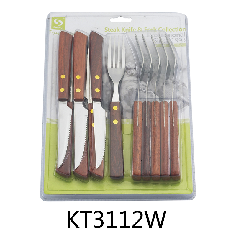 12pc Steak Knife And Fork Set