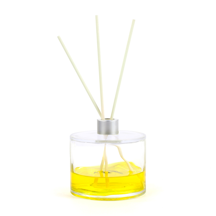 500ml clear round reed perfume glass diffuser bottle for aroma oil