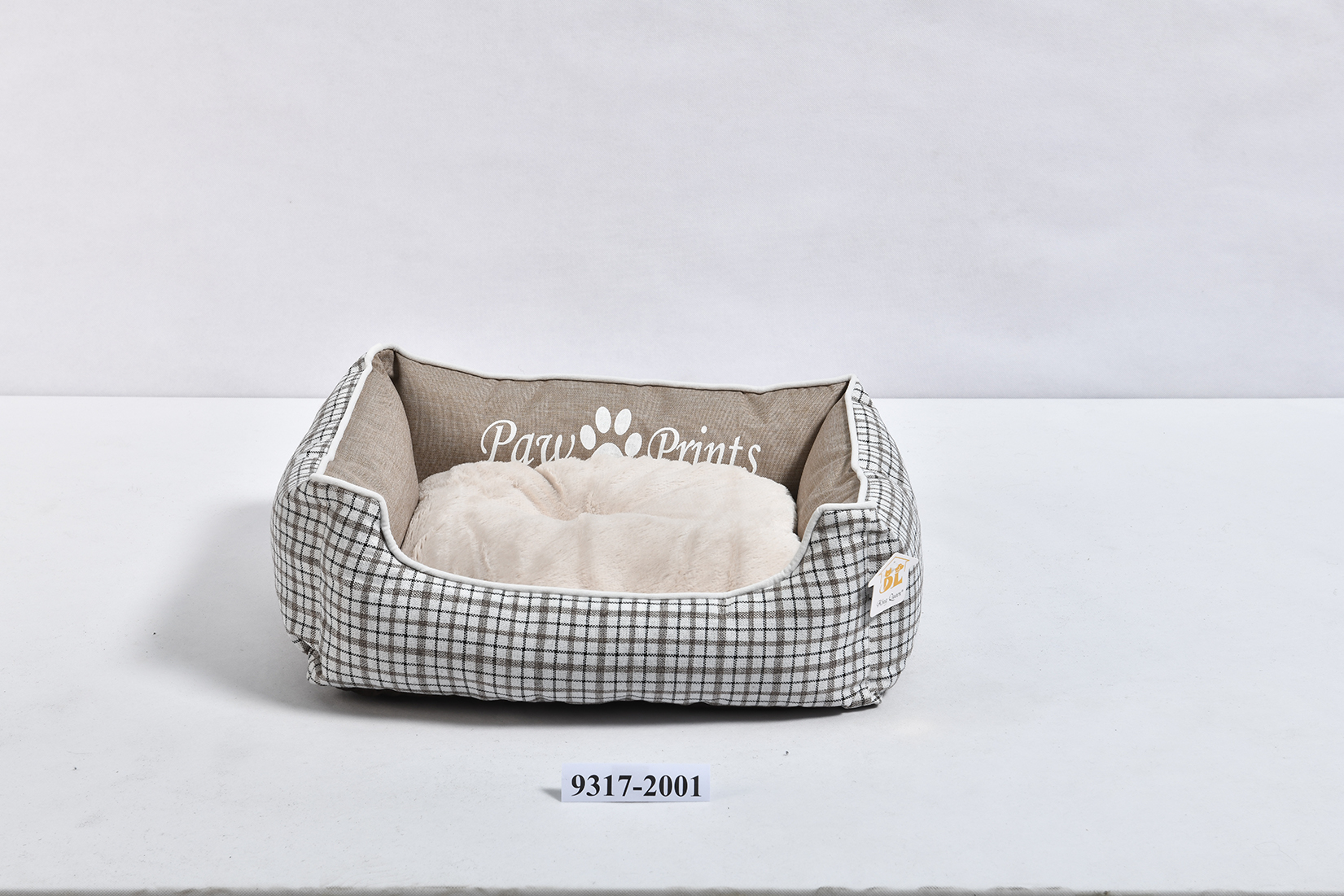 Square pet bed