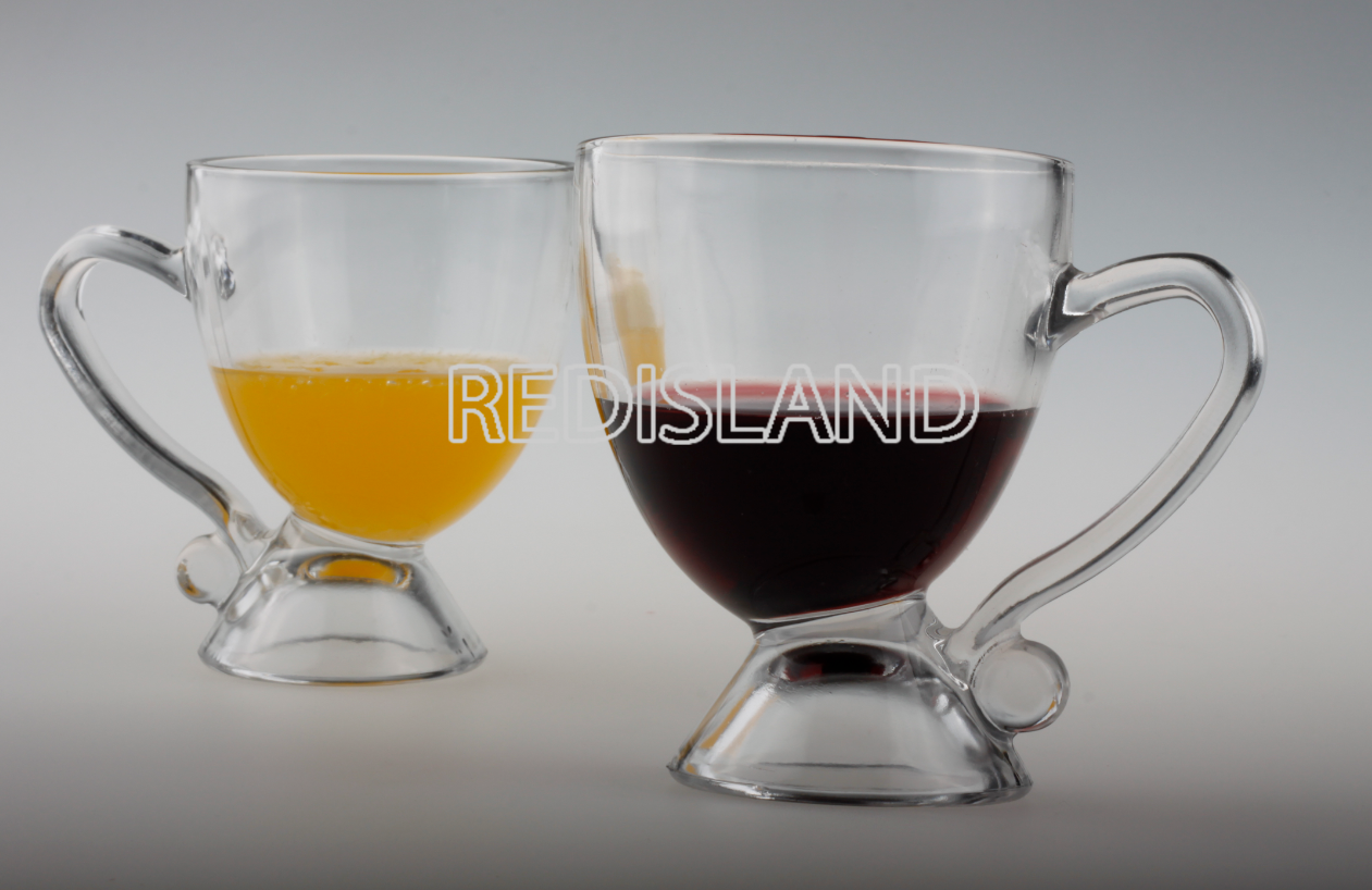 Handle glass cup