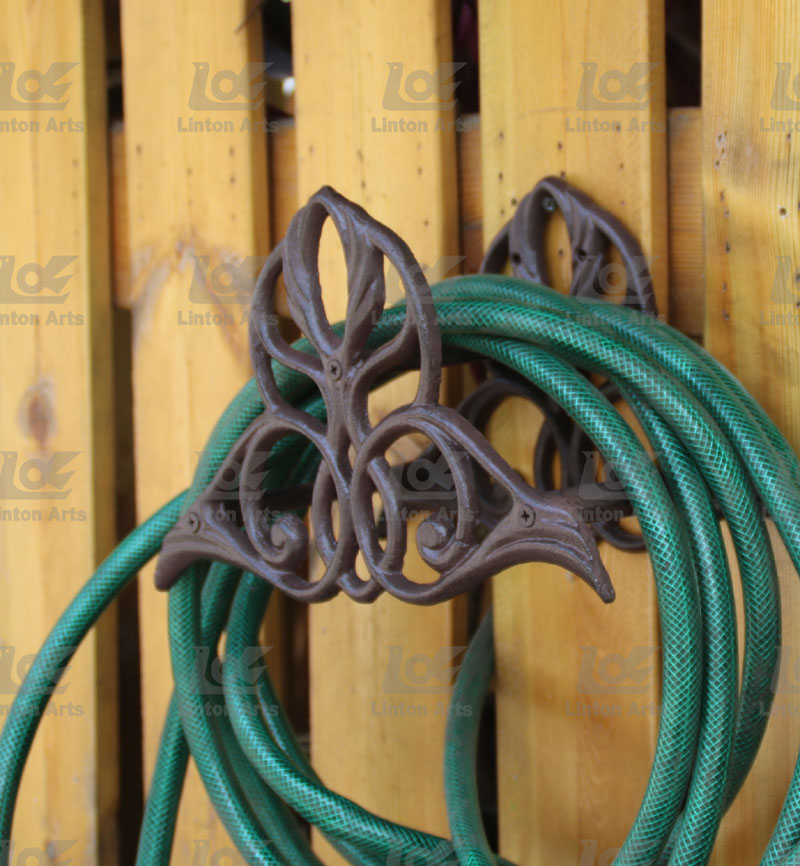 Cast iron hose holder