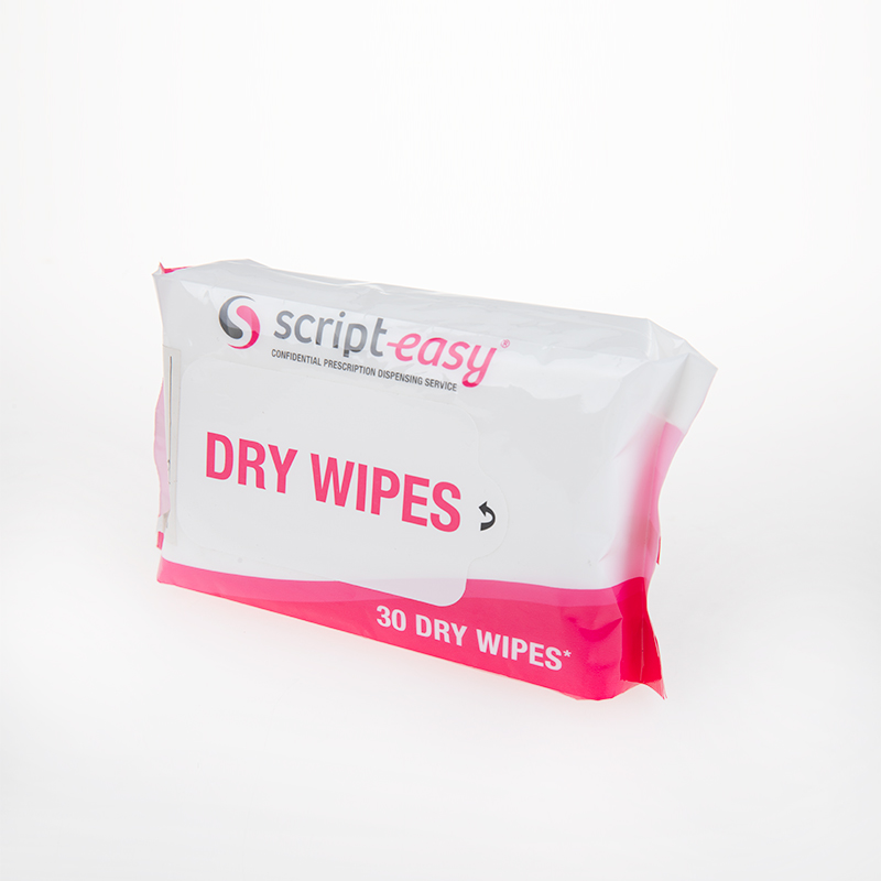 Scripteasy dry wipes