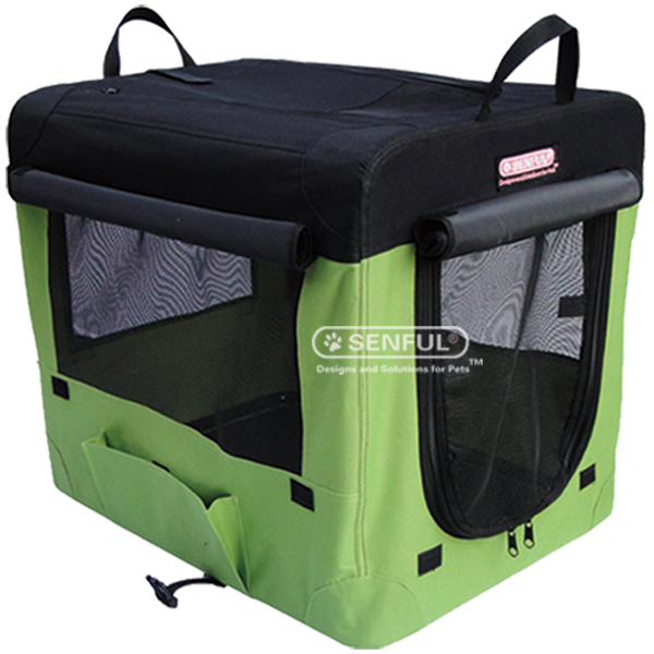 Premium Folding Portable Soft Pet Dog Crate Carrier Kennel