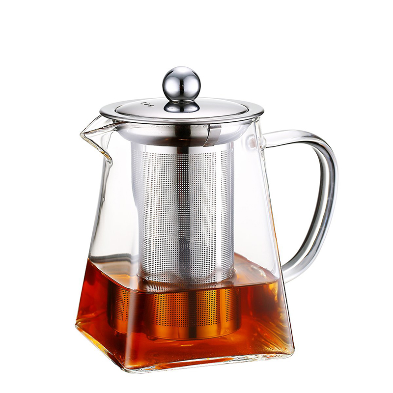 Borosilicate glass teapot