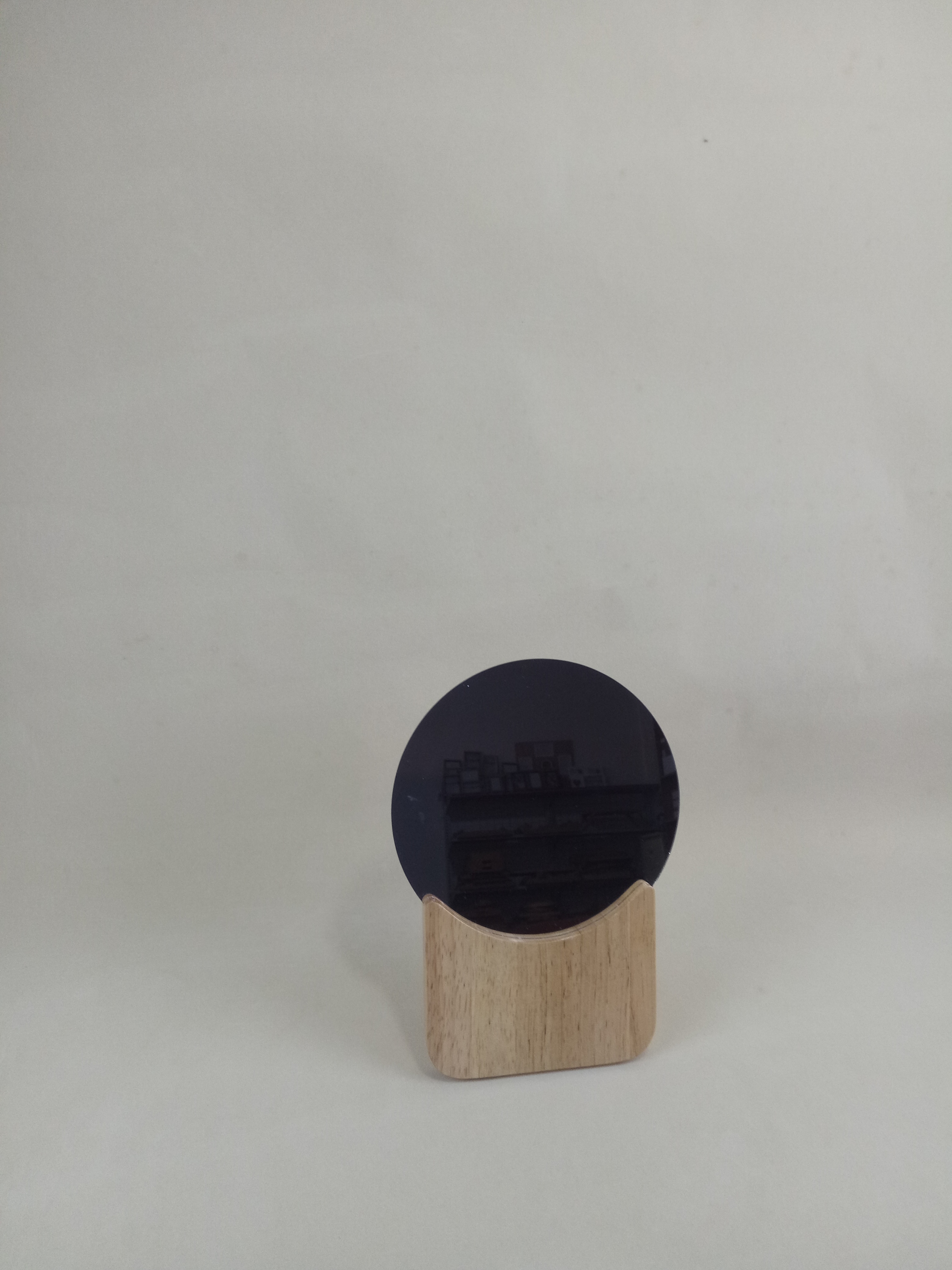 rubber wood mirror