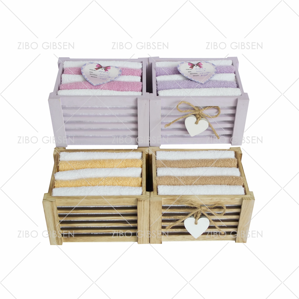 cotton towel set with basket towel set gift towel set guest towel