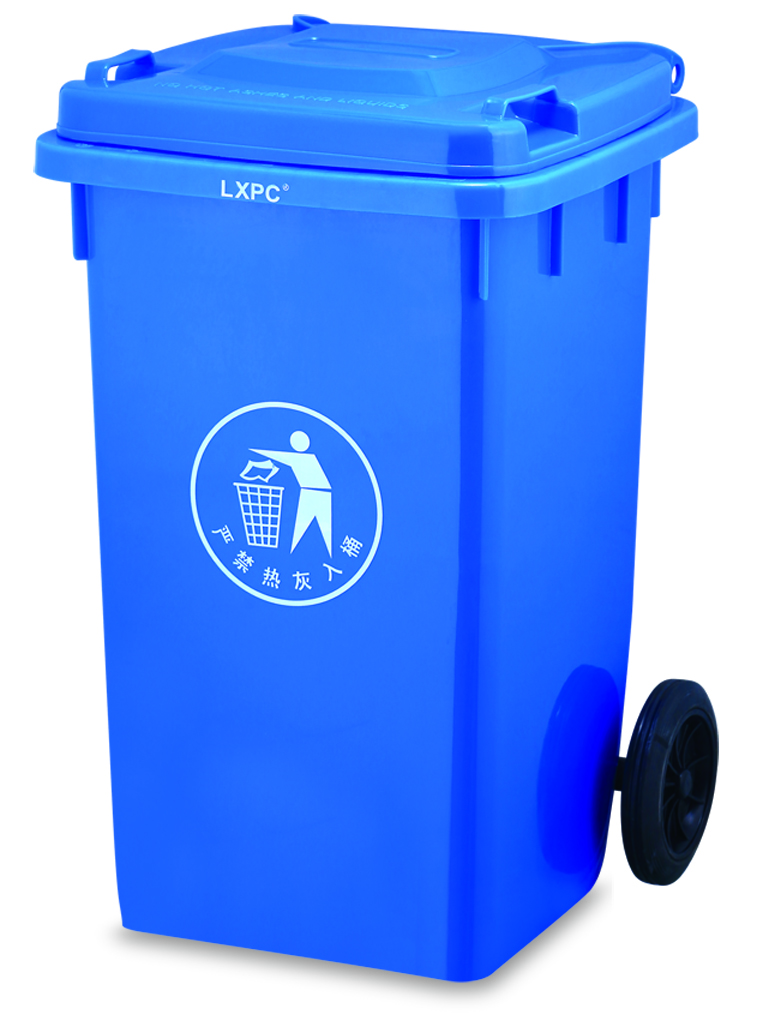 100L outdoor plastic garbage trash can