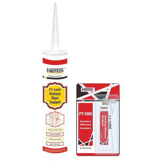 Finotech®1000 Acetoxy silicone sealant.