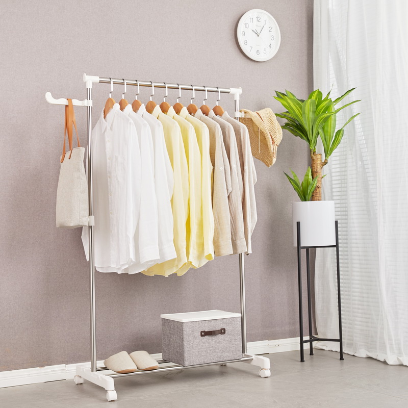 single bar clothes-horse