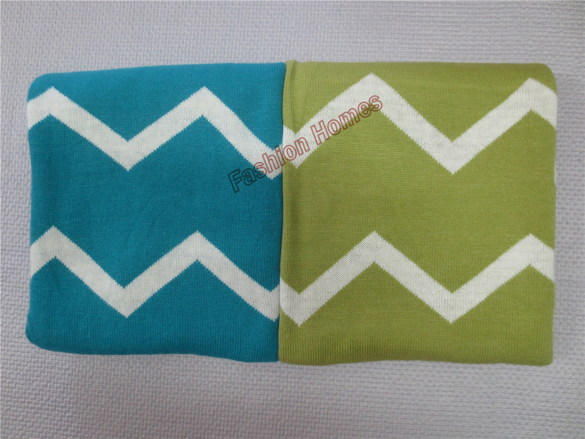 2021 new style geometric pattern knitted blanket