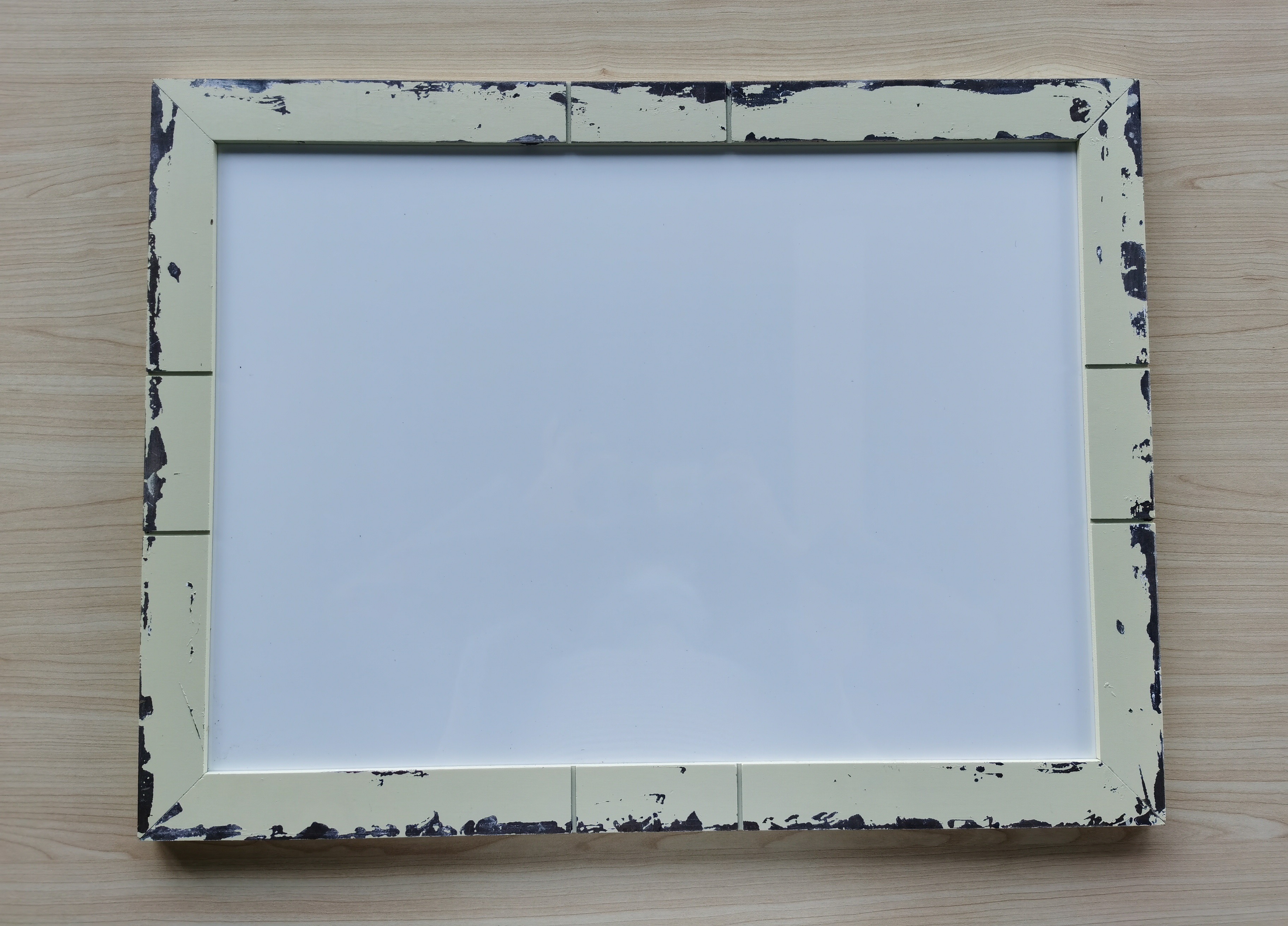 Wooden frame writing board