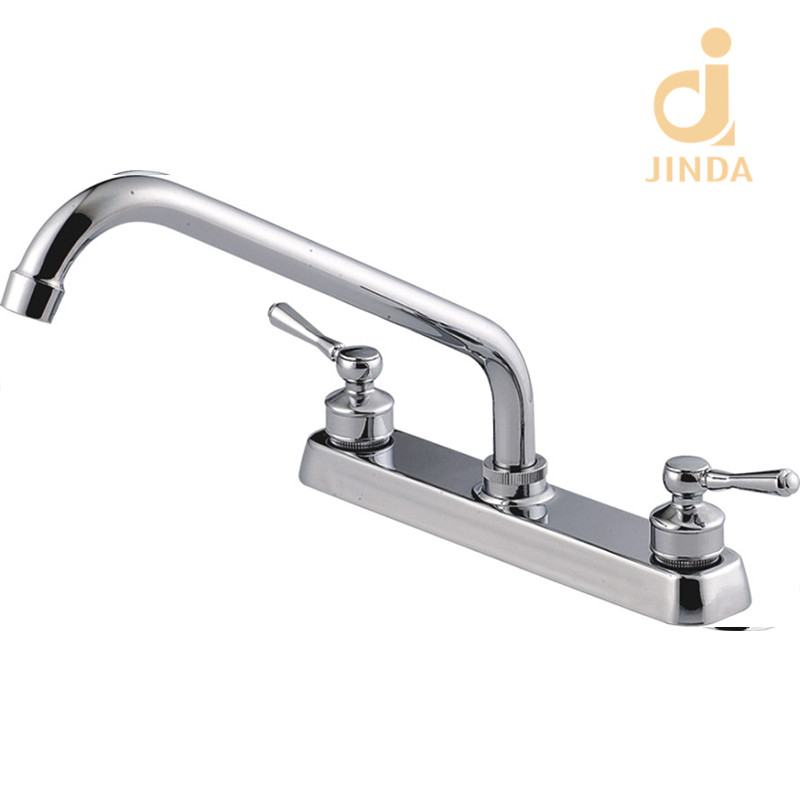 ECON 8" Double Handle Kitchen Faucet plastic