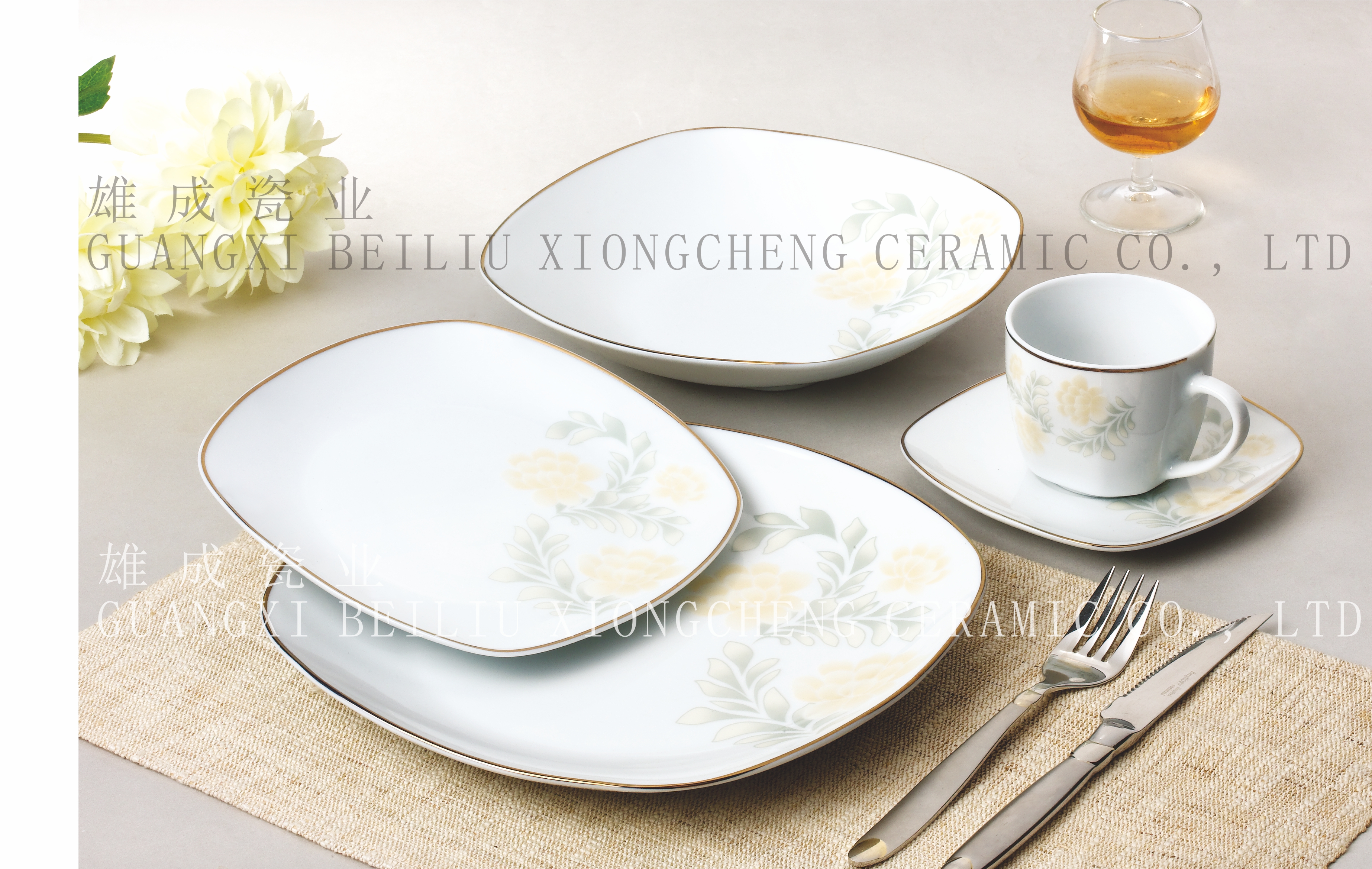 20 Pcs Square Dinner Set