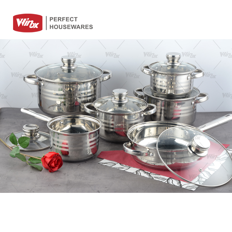 Phw 12pcs Cookware Set Cooking Pot