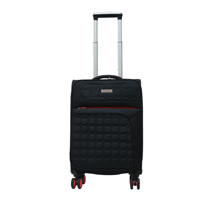 200D new fashion imitation nylon Quilting 8 Spinner luggage set 19"/23"/28"