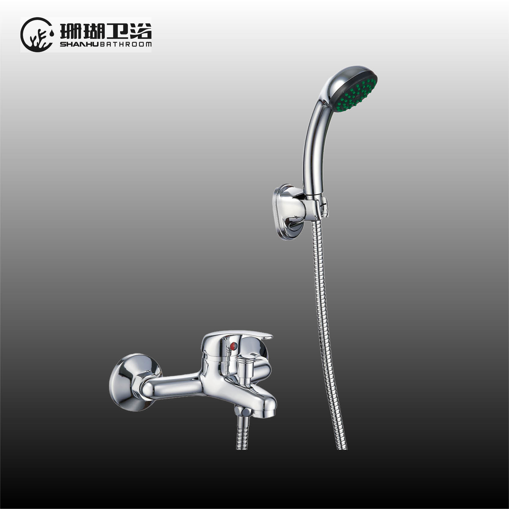Single lever wall-mounted bath / shower mixer