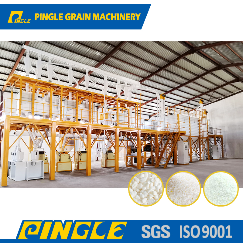 Compact Structure Maize Flour Mill