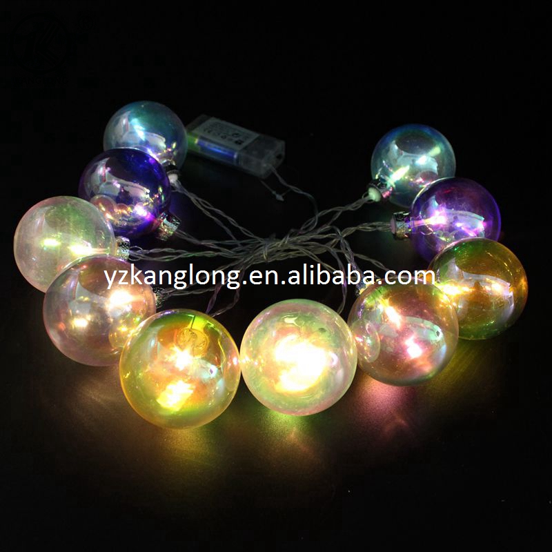 Colorful glass ball bulb lamps