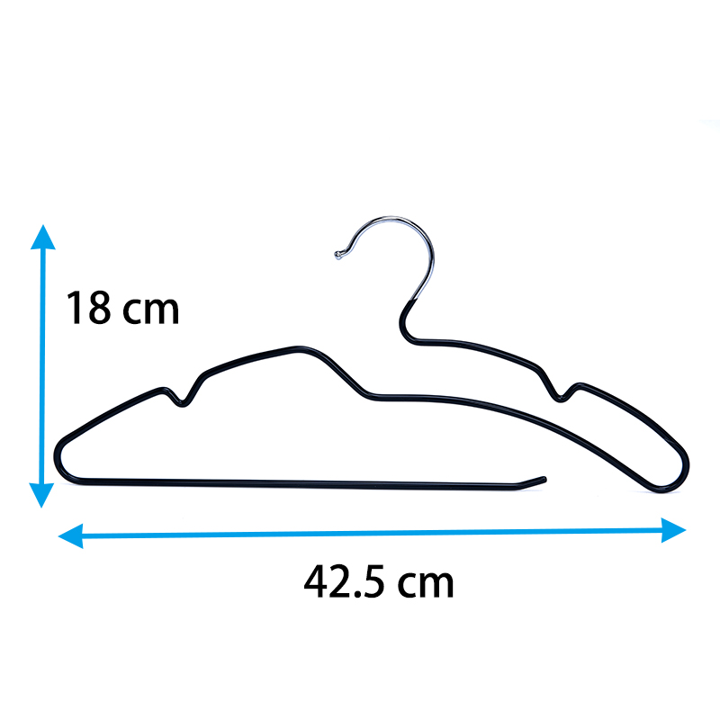 S shape metal suit hanger pants hanger