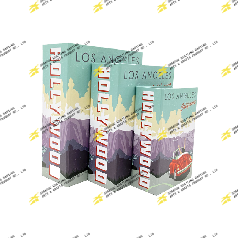 Book Shape Box With Magnet Set Of 3