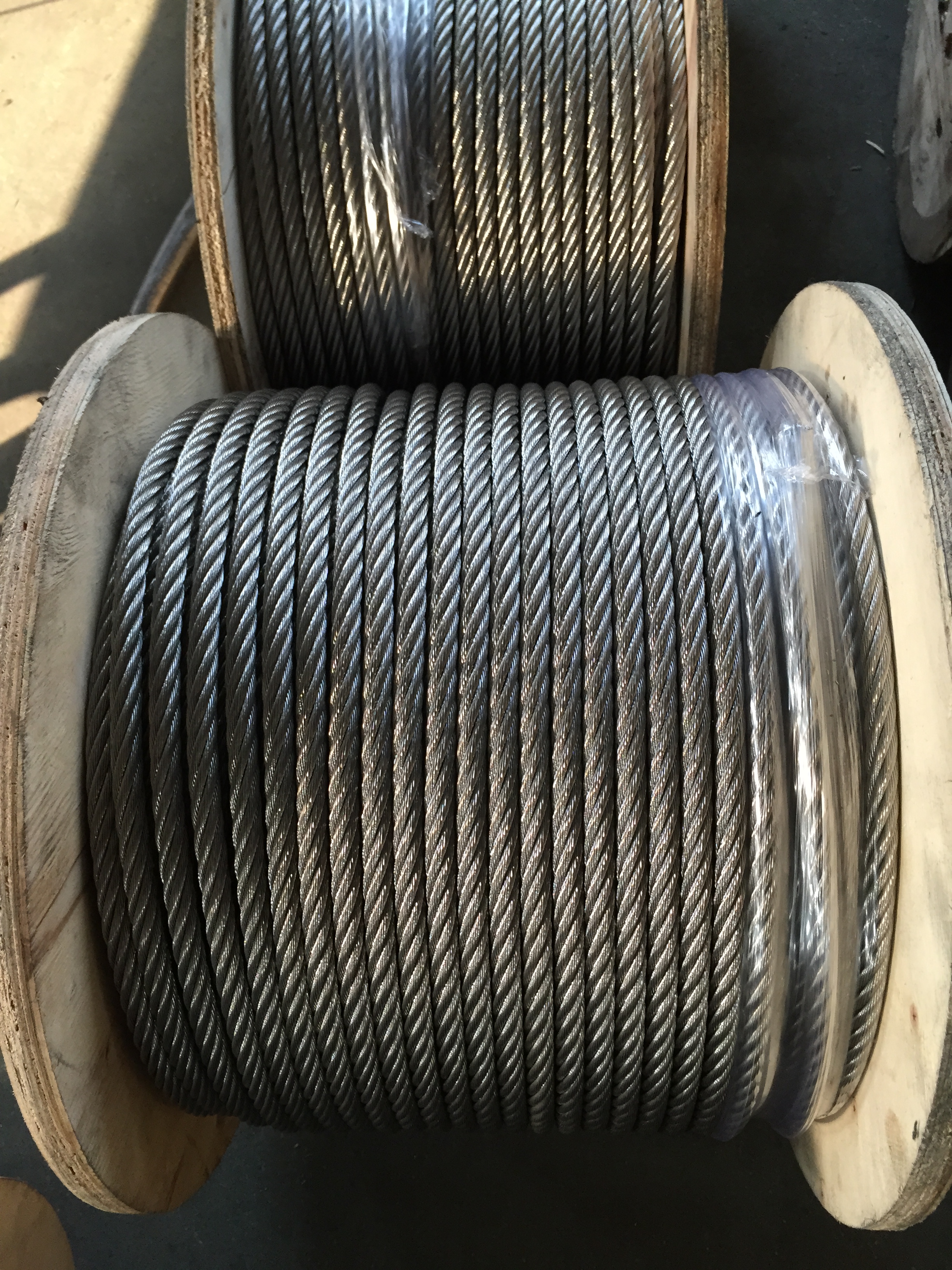 Aircraft steel cable