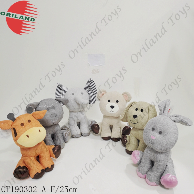 Oriland fabric toy soft animal wholesale manufacturer custom made kids toys stuffed