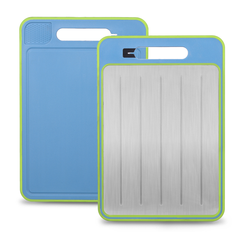 2 in 1 Multi-purpose defrosting Aluminum Cutting board
